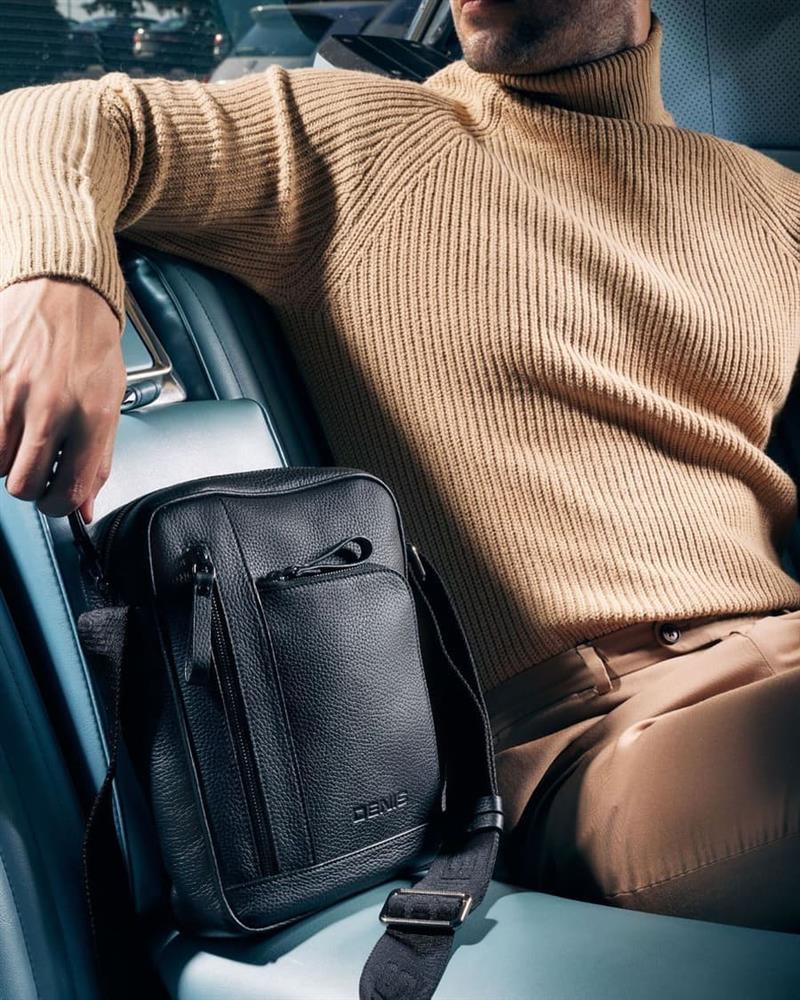 Geantă din piele naturală